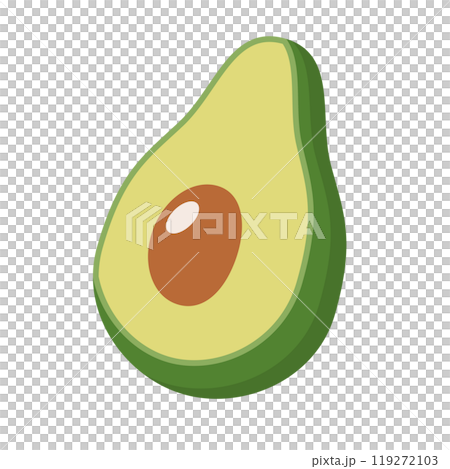 アボカド イラスト アボカド イラスト 119272103