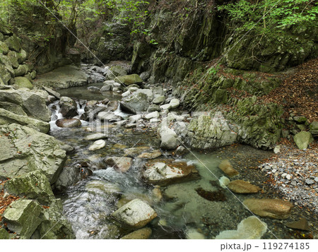 愛媛県東温市　阿歌古渓谷 119274185