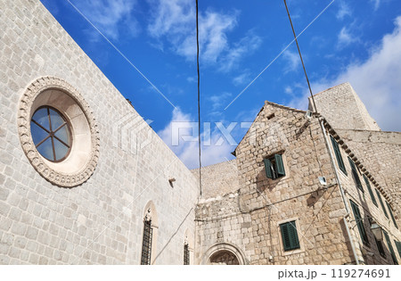Photo of the old town of Dubrovnik, Croatia. 119274691