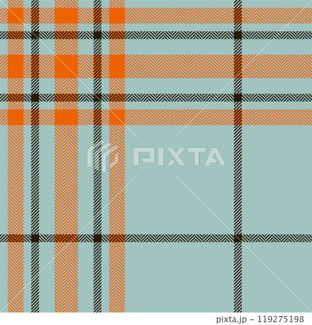 Plaid check pattern. Seamless fabric texture. Tartan textile print. 119275198