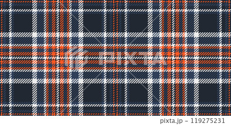 Dog tooth check plaid textile, checked vector fabric texture. Store pattern tartan background seamless in dark and blue colors. Dog tooth check plaid textile, checked vector fabric texture. Store pattern tartan background seamless in dark and blue colors. 119275231