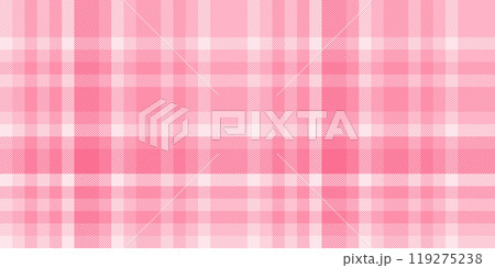 Wedding pattern texture plaid, 1970s tartan textile check. Track fabric vector background seamless in red and light colors. Wedding pattern texture plaid, 1970s tartan textile check. Track fabric vector background seamless in red and light colors. 119275238