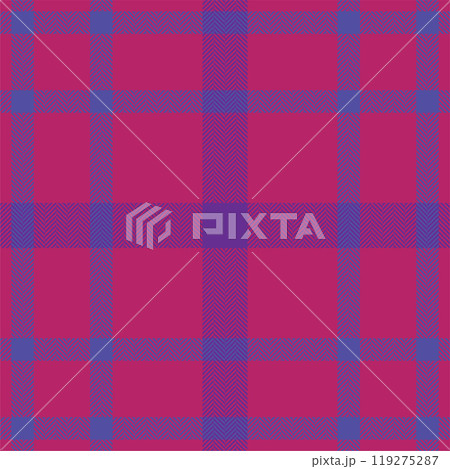 Plaid check pattern. Seamless fabric texture. Tartan textile print. Plaid check pattern. Seamless fabric texture. Tartan textile print. 119275287