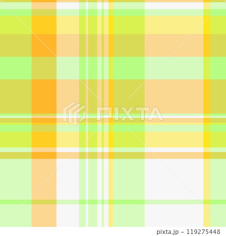 Invite fabric background vector, ethnic tartan seamless textile. Soft check texture plaid pattern in light and lime colors. Invite fabric background vector, ethnic tartan seamless textile. Soft check texture plaid pattern in light and lime colors. 119275448