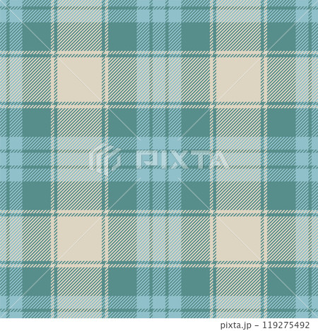 Plaid seamless pattern. Check fabric texture. Vector textile print. 119275492