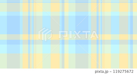Checker fabric seamless plaid, yard tartan texture vector. Oilcloth textile check pattern background in light and white colors. Checker fabric seamless plaid, yard tartan texture vector. Oilcloth textile check pattern background in light and white colors. 119275672