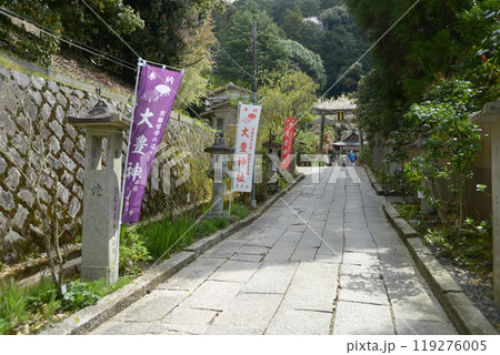 哲学の道　大豊神社の参道　京都市左京区鹿ケ谷 119276005