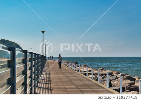 江ノ島 西プロムナードの風景 江ノ島 西プロムナードの風景 119277419