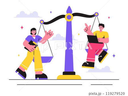 Law Firm Services Vector Illustration featuring of Justice, Legal Advice, Court Judgement, and Lawyer Consultation in a Flat Style Cartoon Background Law Firm Services Vector Illustration featuring of Justice, Legal Advice, Court Judgement, and Lawyer Consultation in a Flat Style Cartoon Background 119279520