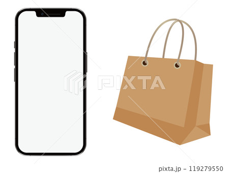 スマートフォンとテイクアウト 119279550