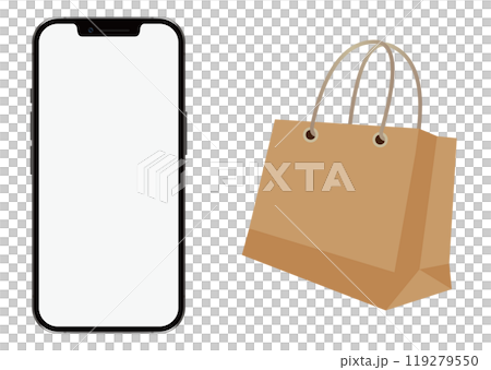 スマートフォンとテイクアウト 119279550