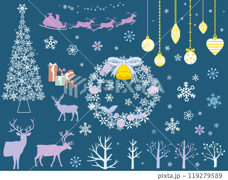 クリスマスのあしらいセット 119279589