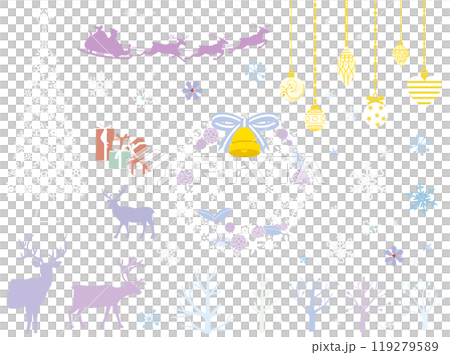 クリスマスのあしらいセット 119279589