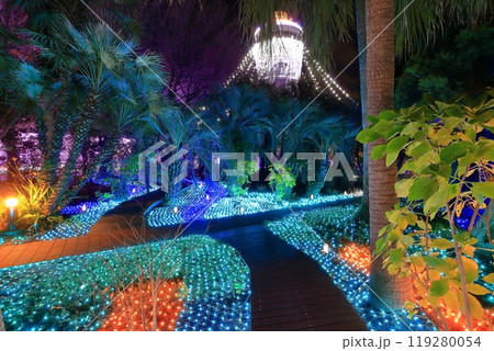 【神奈川県】江の島シーキャンドルのイルミネーション（湘南の宝石） 119280054