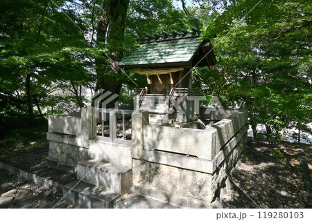 清洲古城跡公園にある織田信長公を祀る社 清洲古城跡公園にある織田信長公を祀る社 119280103