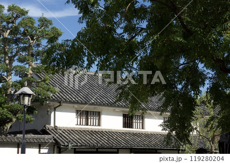 倉敷美観地区の風景　岡山県 119280204