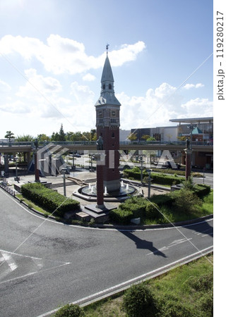 倉敷駅前の風景　岡山観光　インバウンド 119280217