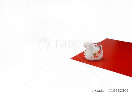 へび　巳年　年賀状　大サイズ トリミングok　ポスター 119282301