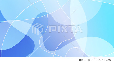 青　幾何学　テクノロジー　模様　背景	 119282920