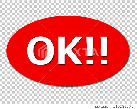 OKマークのアイコン OKマークのアイコン 119283370