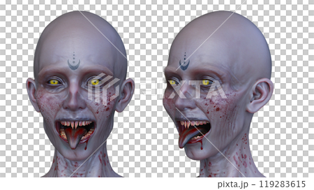 female zombie face female zombie face 119283615