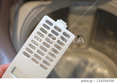 洗濯槽と糸くずフィルター 119284509