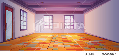 Empty room interior design 119285067