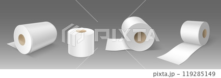 3D set of toilet paper rolls 119285149