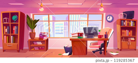 Modern business office interior Modern business office interior 119285367