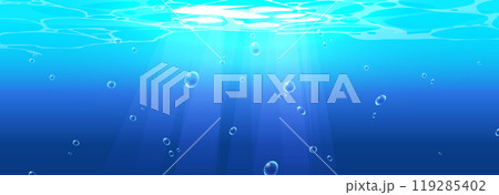 Underwater background with air bubbles 119285402