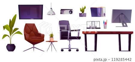 Modern company office furniture and equipment Modern company office furniture and equipment 119285442