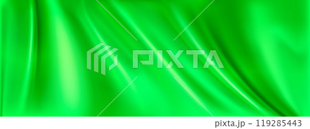 Abstract green silk wave texture vector background Abstract green silk wave texture vector background 119285443