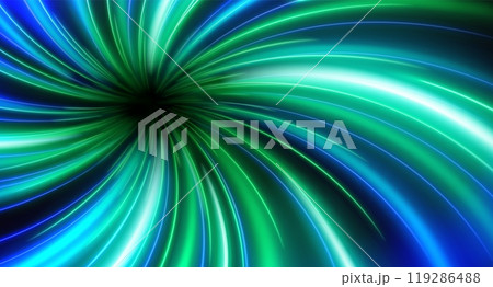 Hyperspace jump into black hole through neon space 119286488