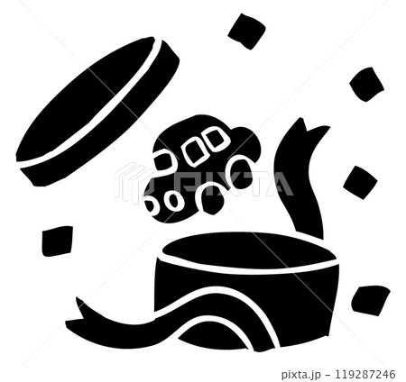 開封したプレゼントのベクターイラスト 開封したプレゼントのベクターイラスト 119287246