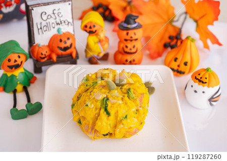 かぼちゃサラダ かぼちゃサラダ 119287260