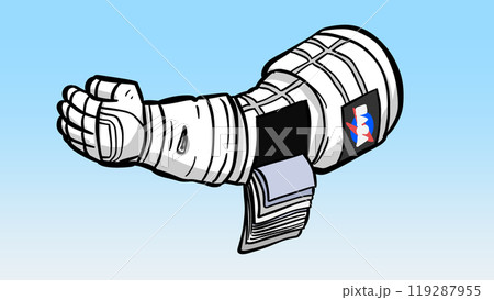 宇宙服の構造背景色付き 宇宙服の構造背景色付き 119287955