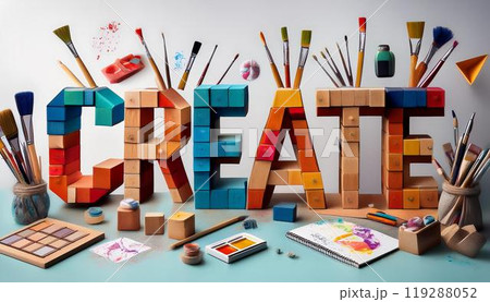CREATEの文字ブロック 119288052