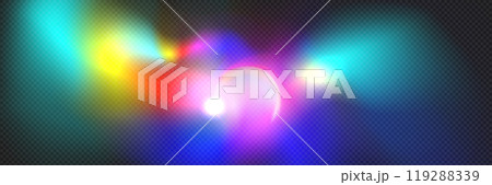 Realistic rainbow light prism effect Realistic rainbow light prism effect 119288339