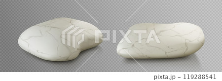 3d stone podiums, rock platforms 119288541