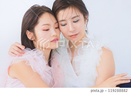 若い女性のビューティー　ヘアメイク 119288882