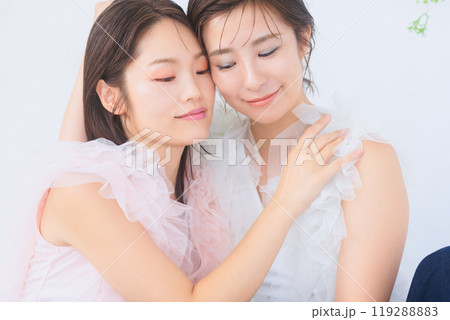 若い女性のビューティー ヘアメイク 若い女性のビューティー ヘアメイク 119288883
