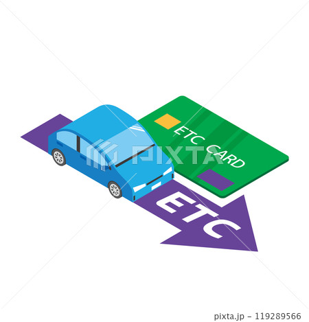 ETCカードと自動車 119289566