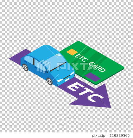ETCカードと自動車 119289566