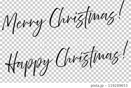 Simple handwritten lettering for Christmas greetings Simple handwritten lettering for Christmas greetings 119289653