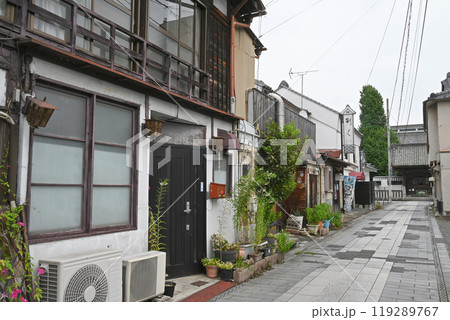 古い建物が残る栃木市の街並み【栃木県栃木市】 古い建物が残る栃木市の街並み【栃木県栃木市】 119289767