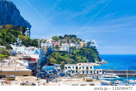 Beautiful Marina Grande, Capri Island, Italy. 119290477