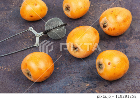 Medlar fruit delicious. 119291258