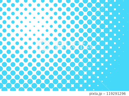 抽象的な水色のドット背景デザイン 119291296