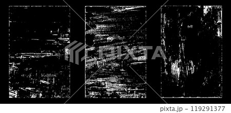 Black and white grunge. Distress overlay texture. Abstract surface dust and rough dirty wall background concept. Distress illustration simply place over object to create grunge effect. Vector EPS10. 119291377