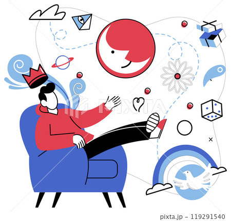 Innovative concepts vector illustration. Creativity blooms in garden innovative concepts, fostering achievement Immerse in brainstorming sessions, where original thought sparks efficient planning 119291540